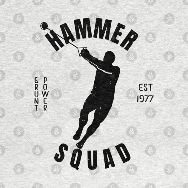 Mens Athletics Hammer Squad Athlete Gift by atomguy